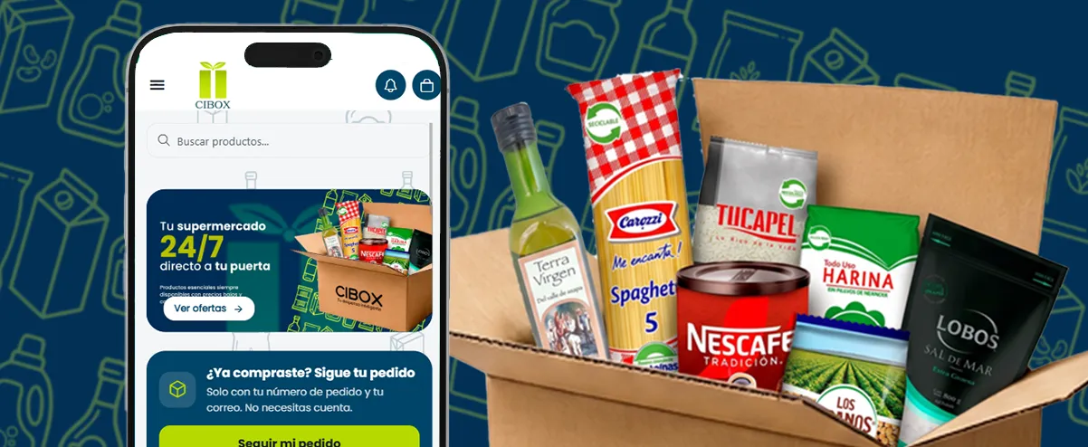 CIBOX Supermercado: Despensa completa, frutas y verduras
